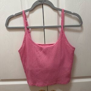Women’s Large Old Navy Pink Cropped Tank Top